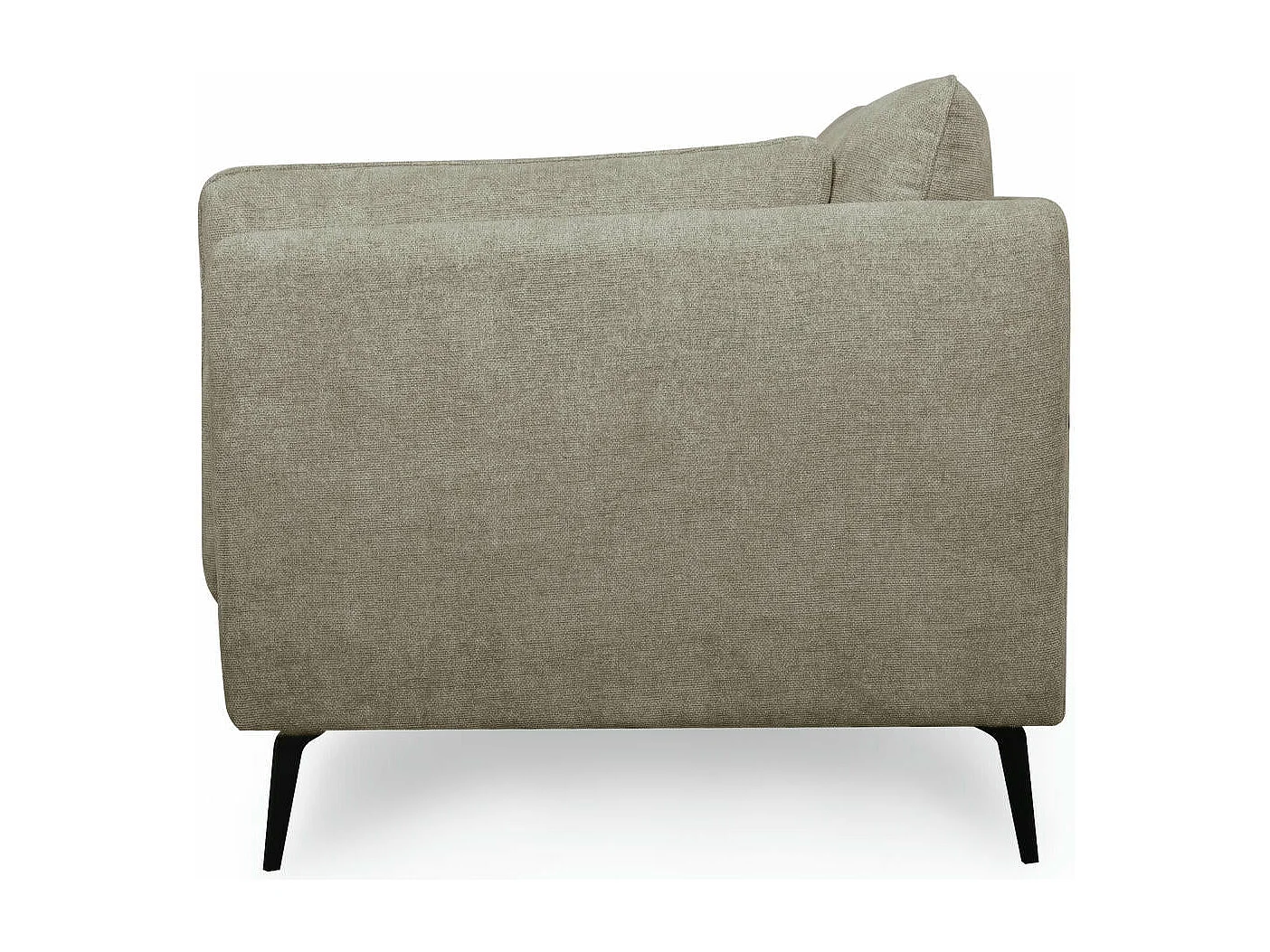 Canapé Bari - 3 places - Tissu - Beige