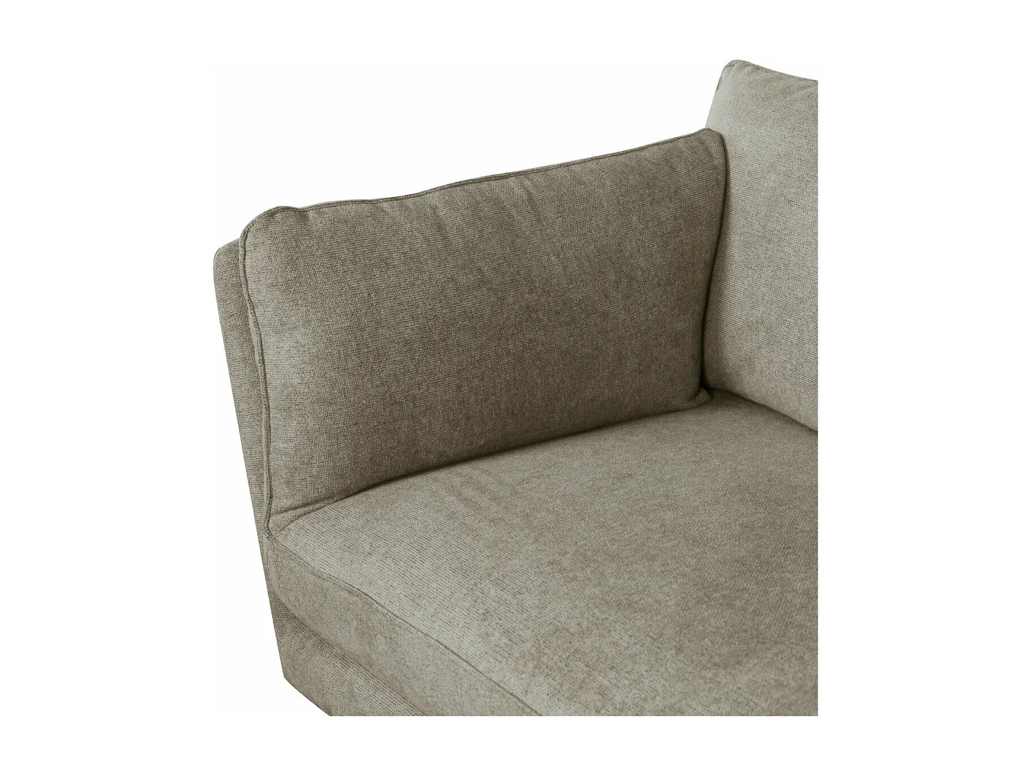 Canapé Bari - 3 places - Tissu - Beige