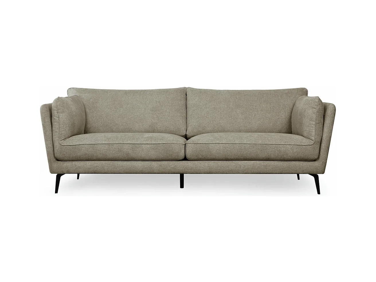 Canapé Bari - 3 places - Tissu - Beige