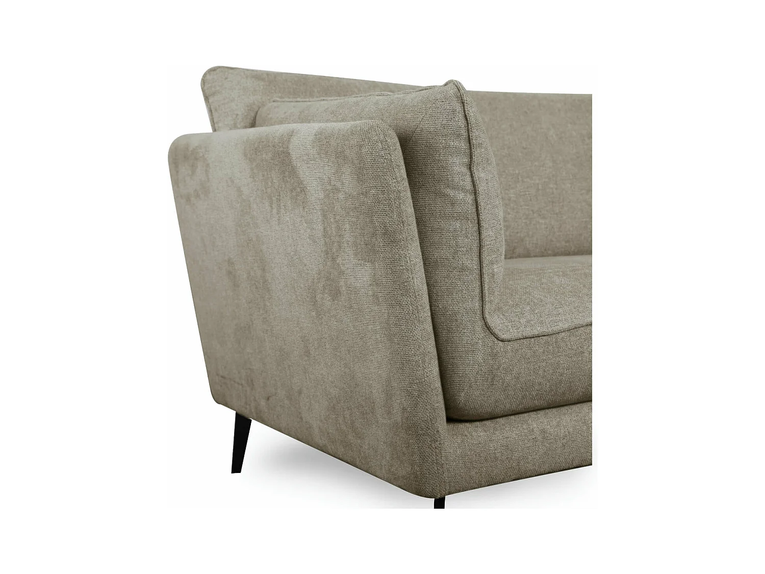 Sofa Bari - 3-Sitzer - Stoff - Beige