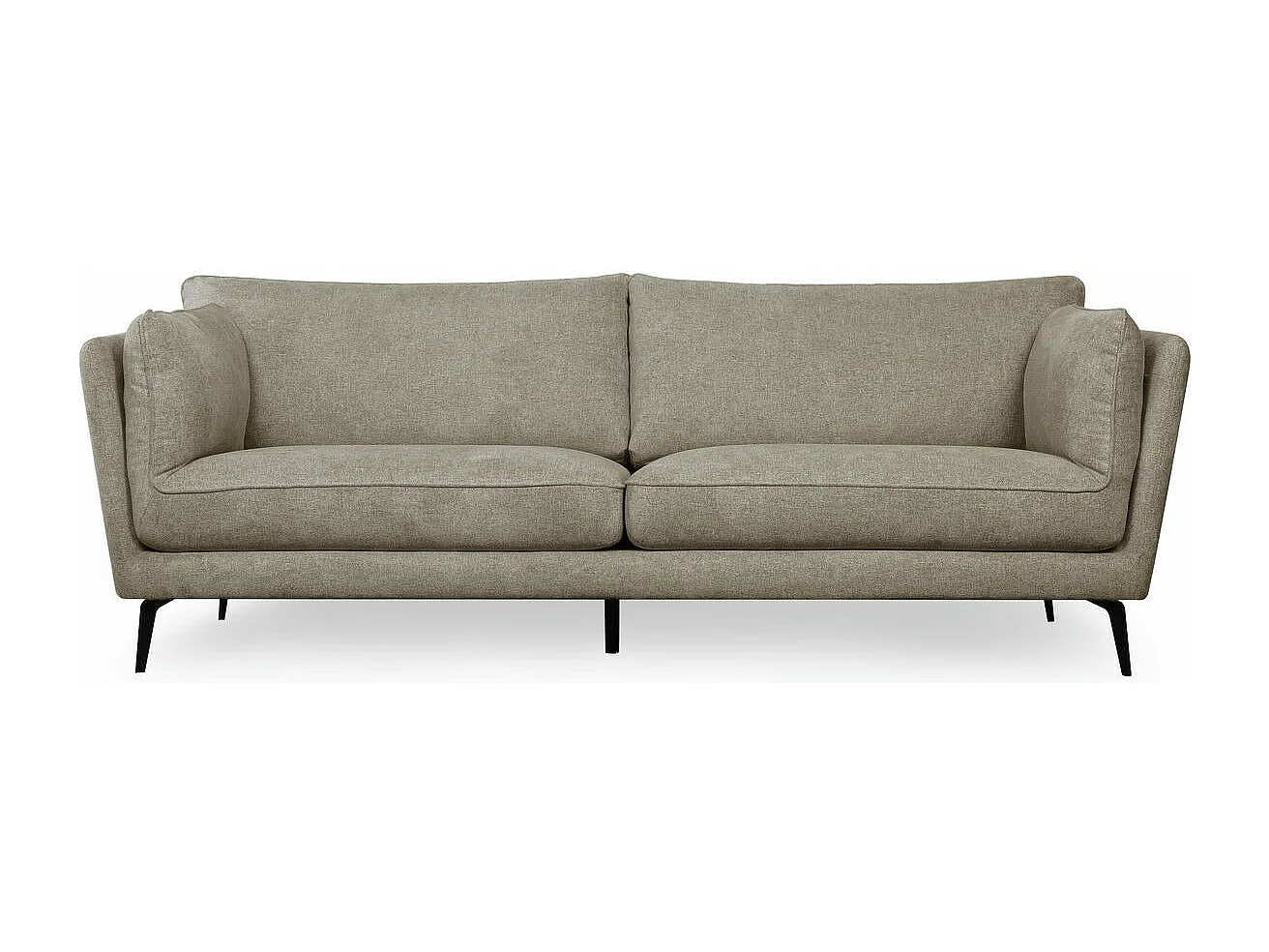 Canapé Bari - 3 places - Tissu - Beige