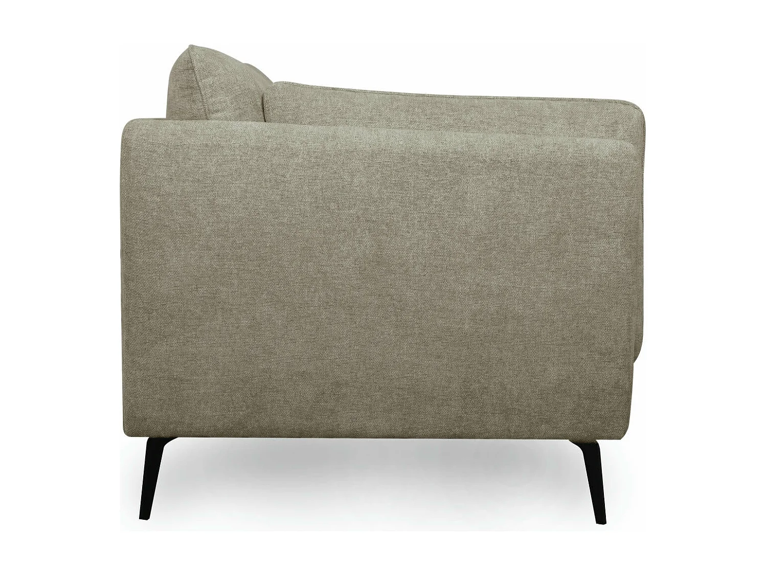 Canapé Bari - 3 places - Tissu - Beige