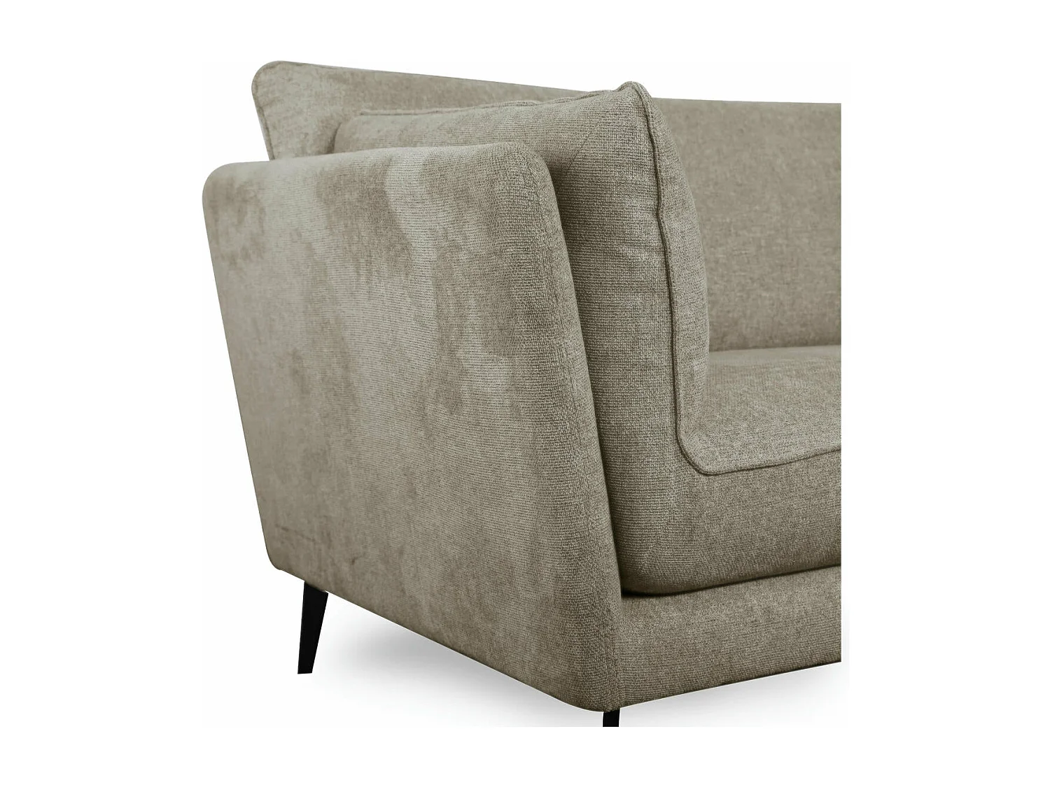 Canapé Bari - 3 places - Tissu - Beige