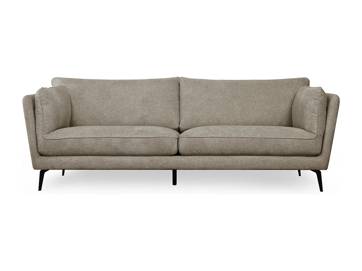 Canapé Bari - 3 places - Tissu - Beige