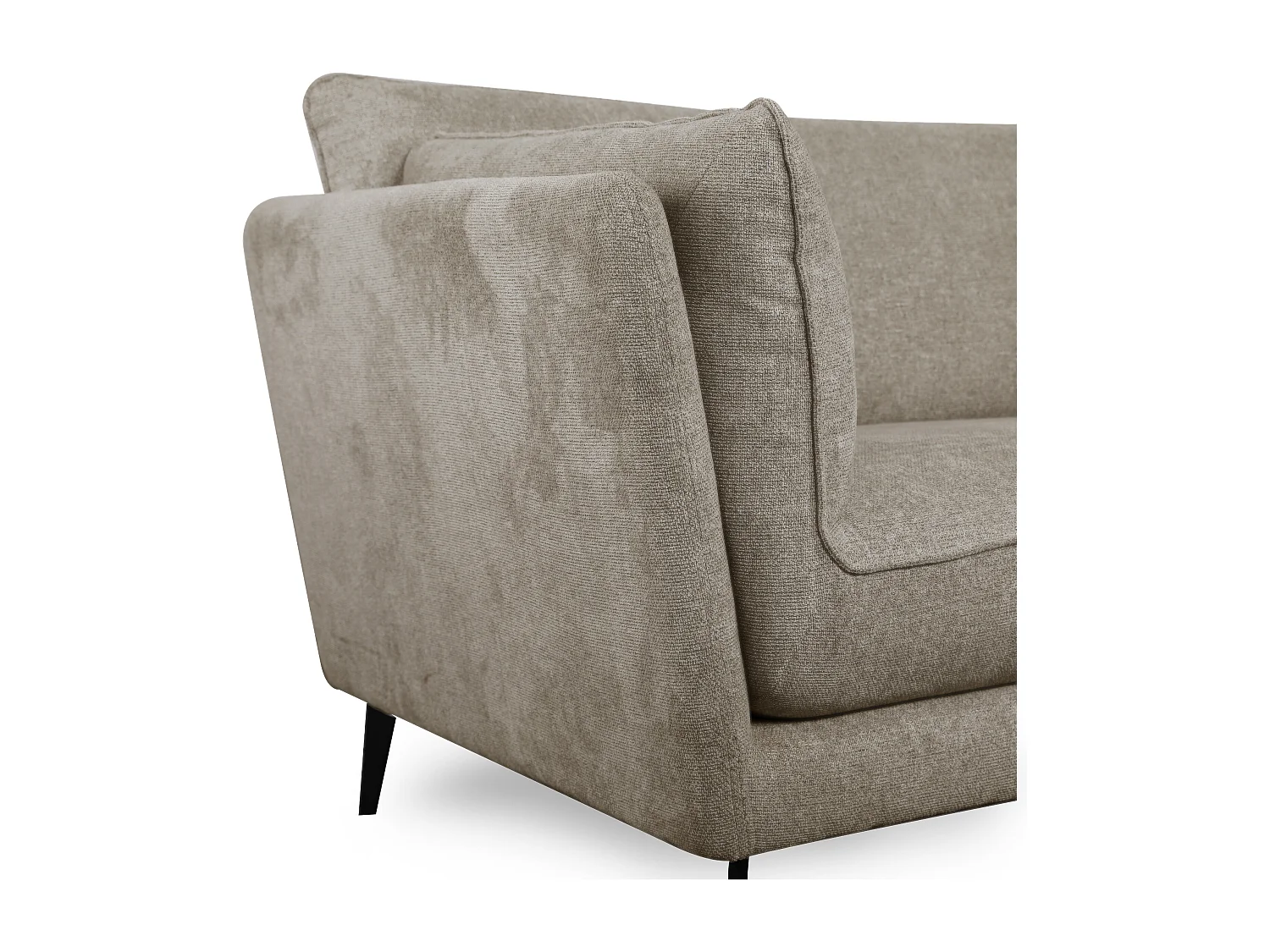 Canapé Bari - 3 places - Tissu - Beige