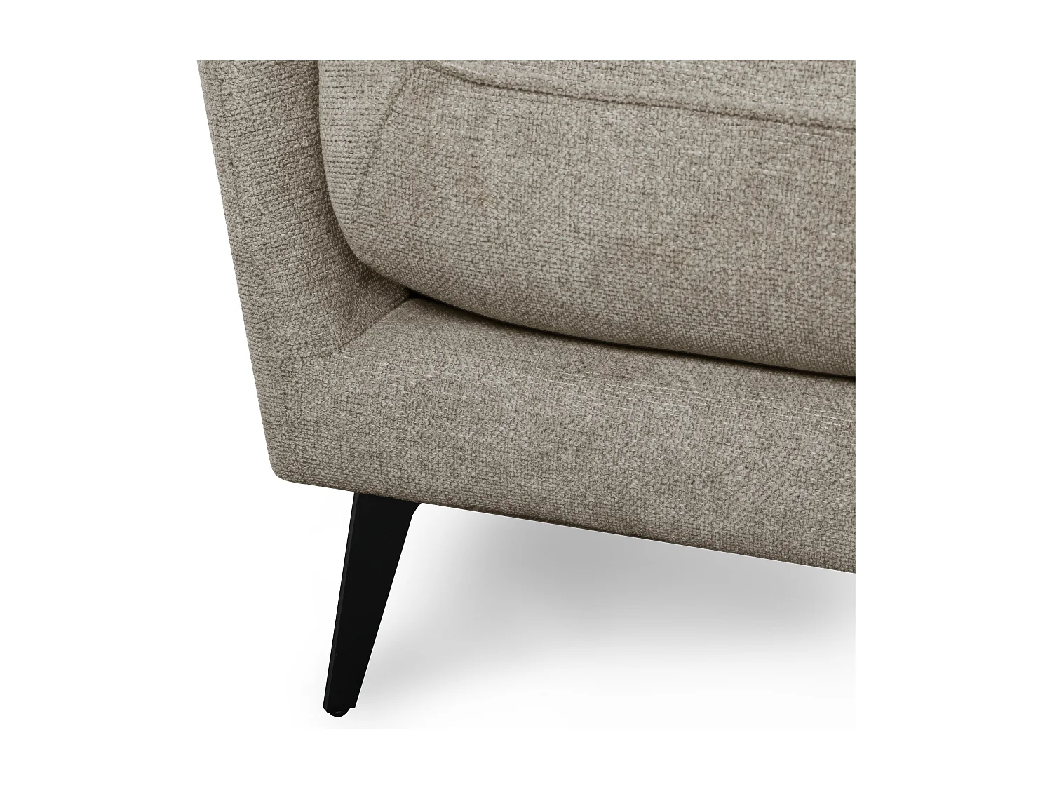 Canapé Bari - 3 places - Tissu - Beige