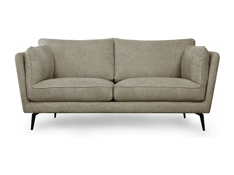 Canapé Bari - 2 places - Tissu - Beige