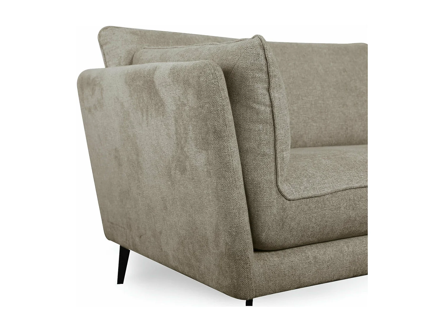 Canapé Bari - 2 places - Tissu - Beige