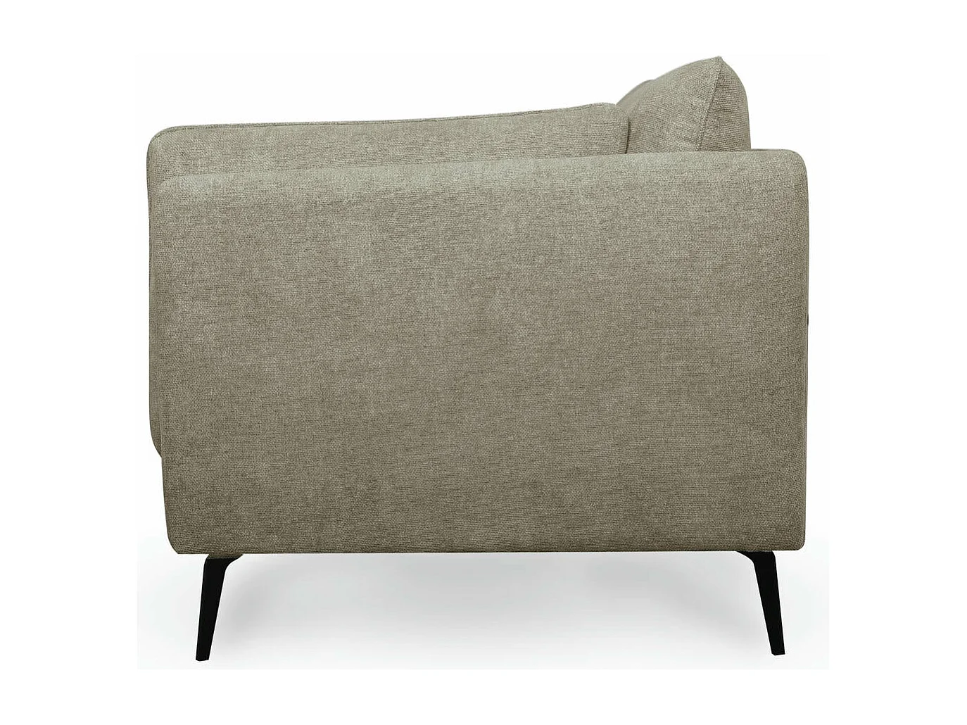 Canapé Bari - 2 places - Tissu - Beige