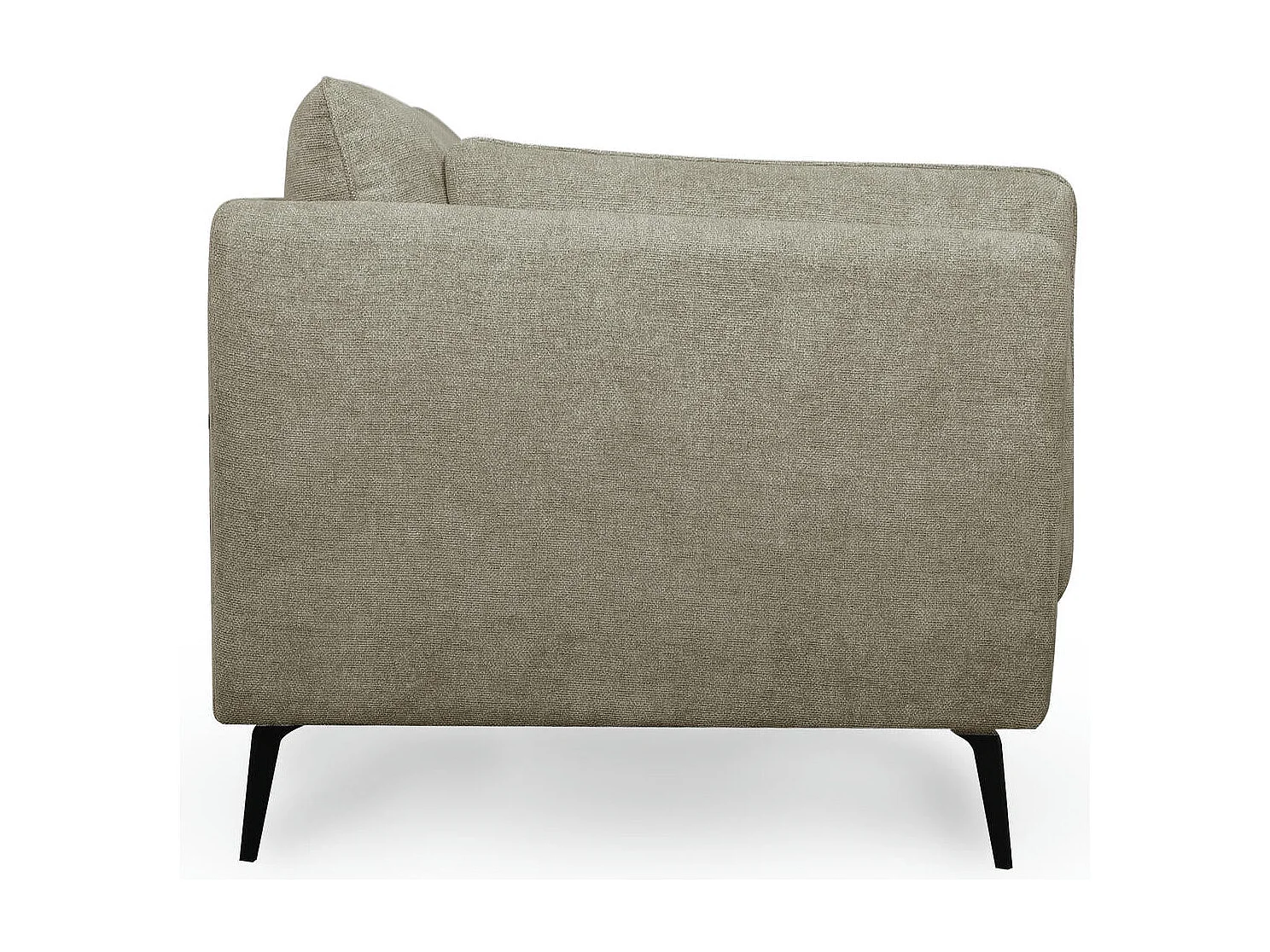 Canapé Bari - 2 places - Tissu - Beige