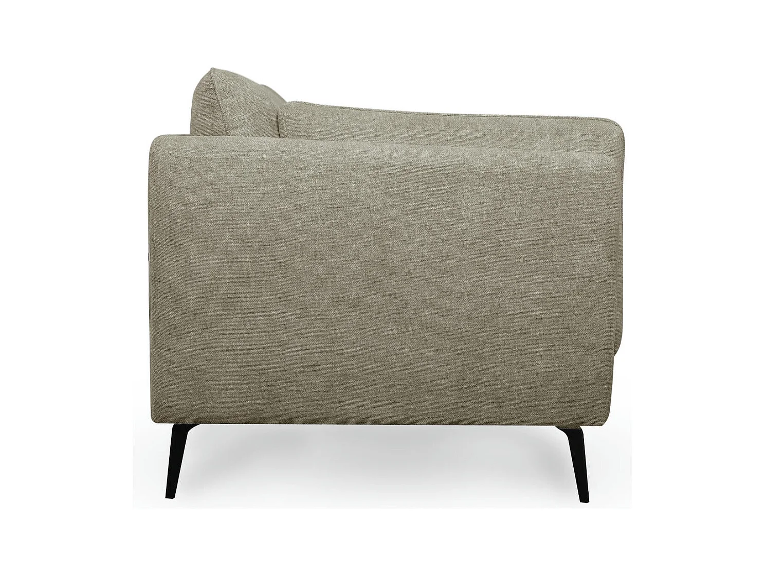 Tweezitsbank Bari van stof - beige