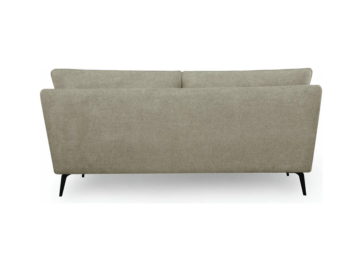 Tweezitsbank Bari van stof - beige
