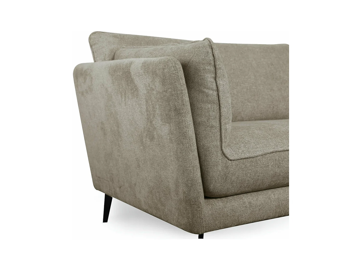Tweezitsbank Bari van stof - beige