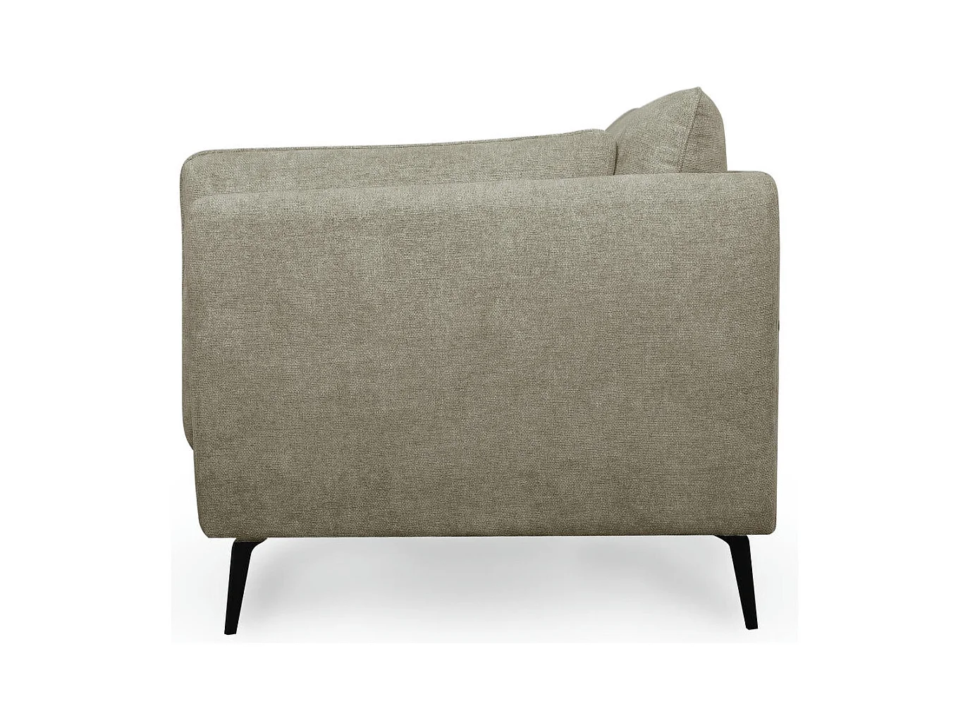 Tweezitsbank Bari van stof - beige