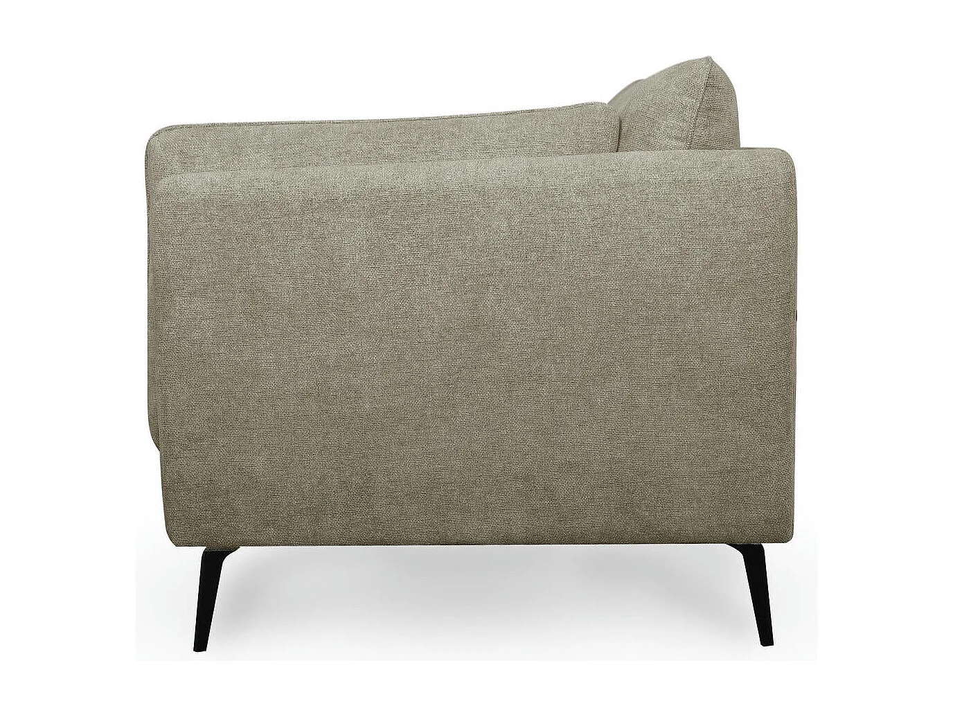 Canapé Bari - 2 places - Tissu - Beige