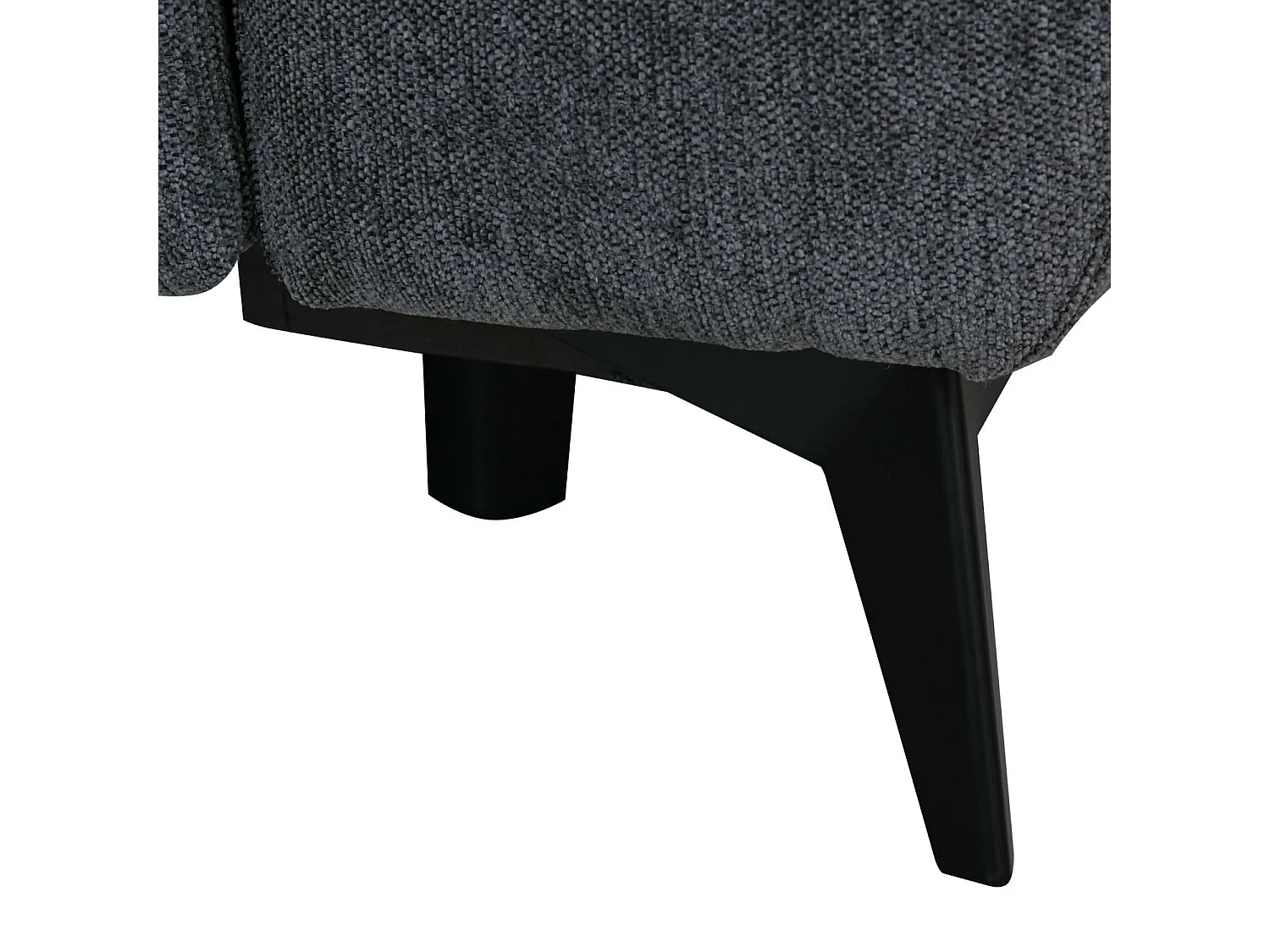 Ecksofa Links Colorado - 3-Sitzer - Stoff - Grau