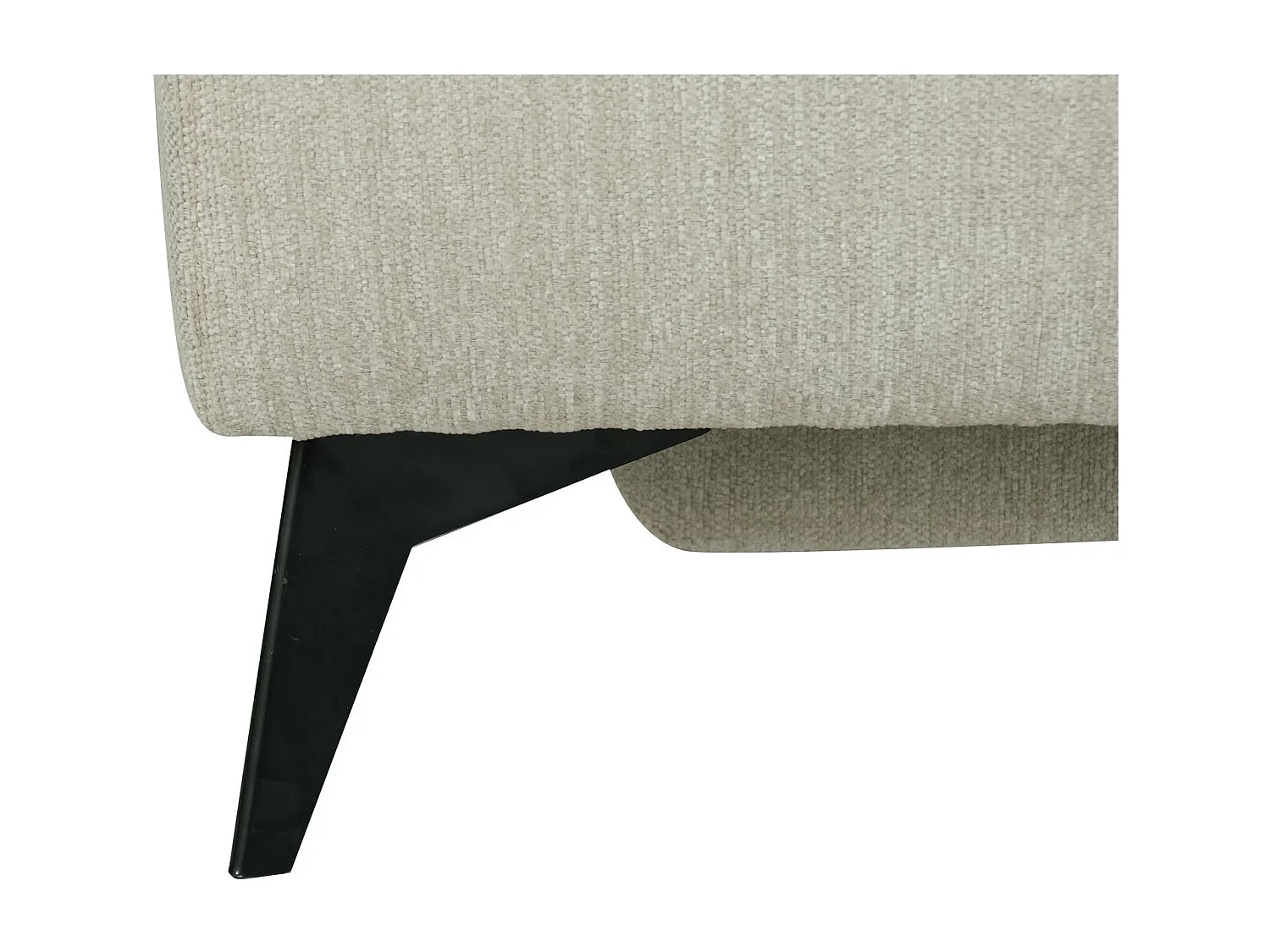 Ecksofa Links Colorado - 3-Sitzer - Stoff - Beige