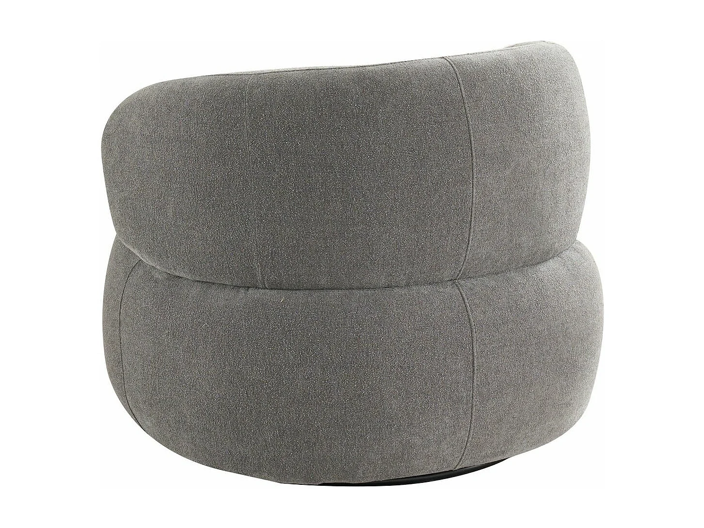 Draaibare fauteuil New York van stof - grijs