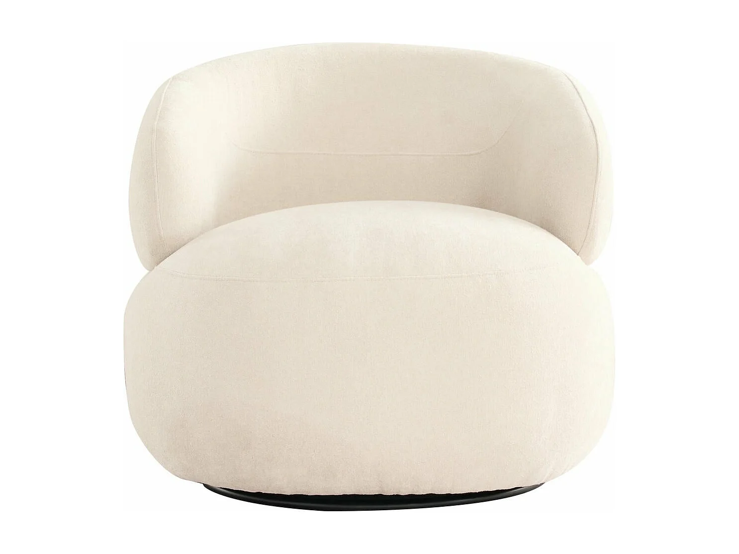 Draaibare fauteuil New York van stof -