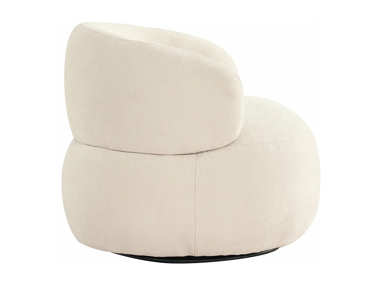 Draaibare fauteuil New York van stof -