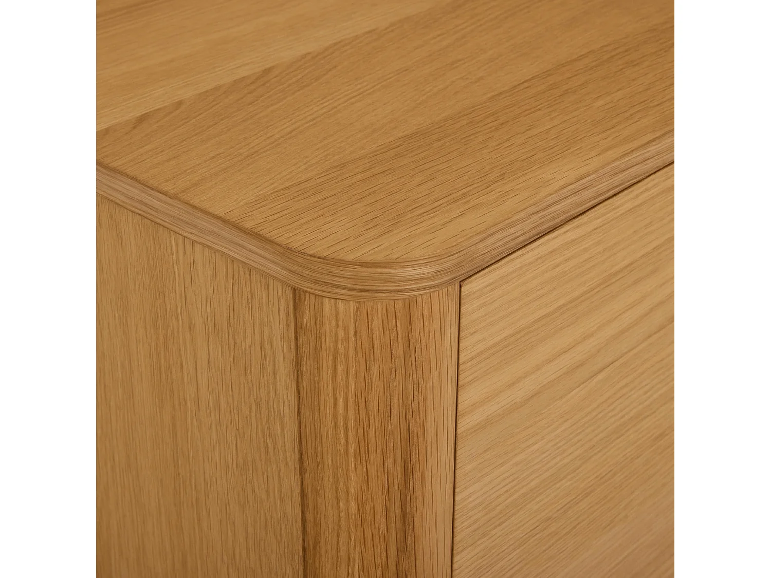 Buffet Nyborg avec 2 portes et 3 tiroirs - Chêne massif et MDF - huile naturelle