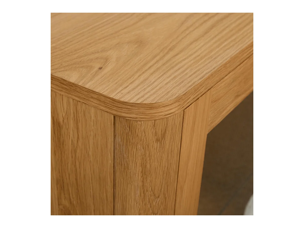 Vitrine murale Nyborg avec 3 portes et 3 niches - Chêne massif et MDF - huile naturelle