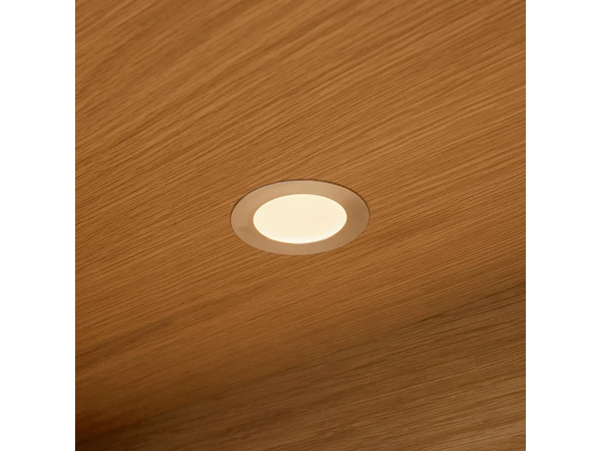 Wandkast Nyborg - 3 deuren, 3 nissen - Massief eikenhout & MDF - Natuurlijk olie