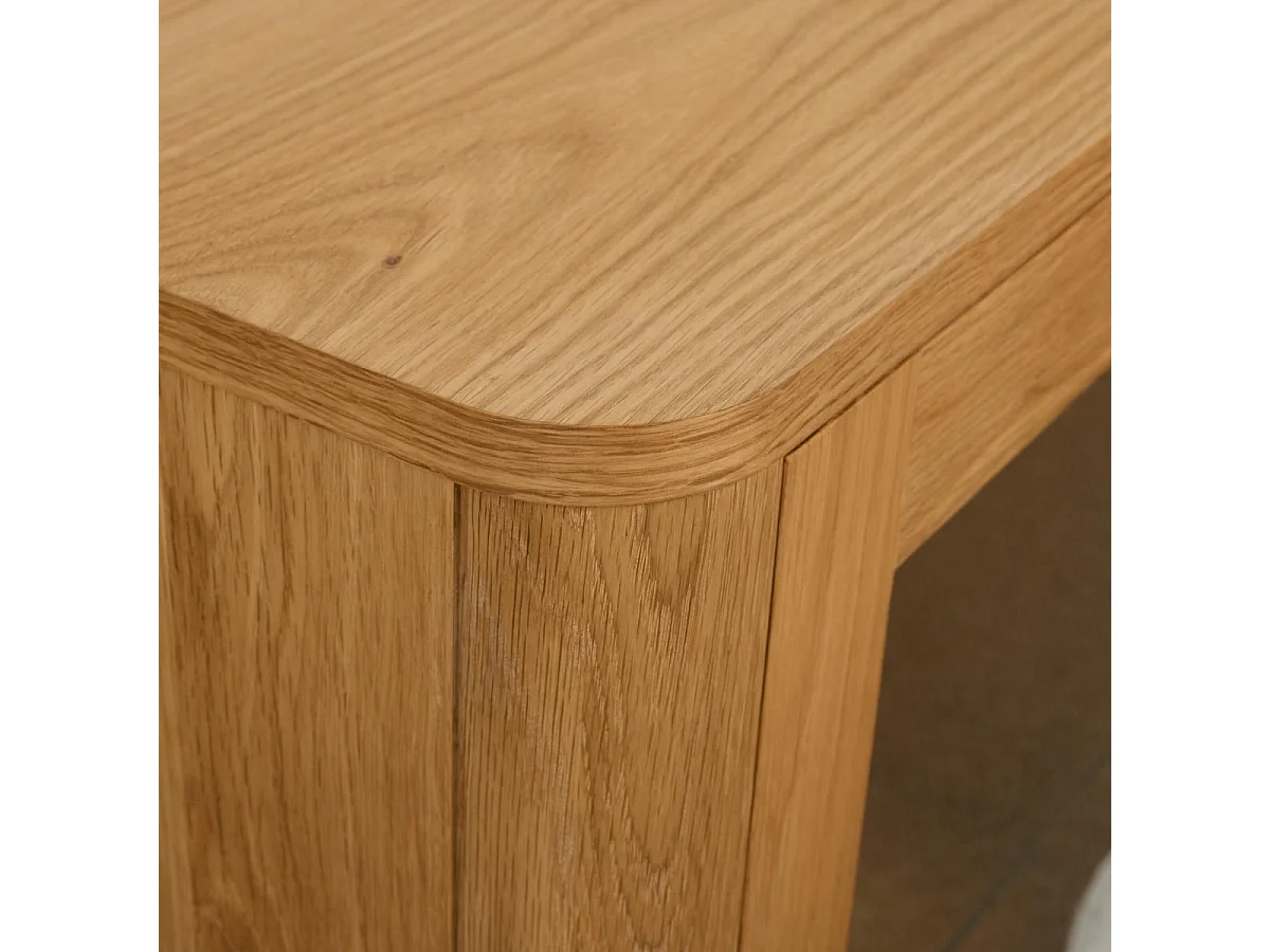 Wandkast Nyborg - 3 deuren, 3 nissen - Massief eikenhout & MDF - Natuurlijk olie