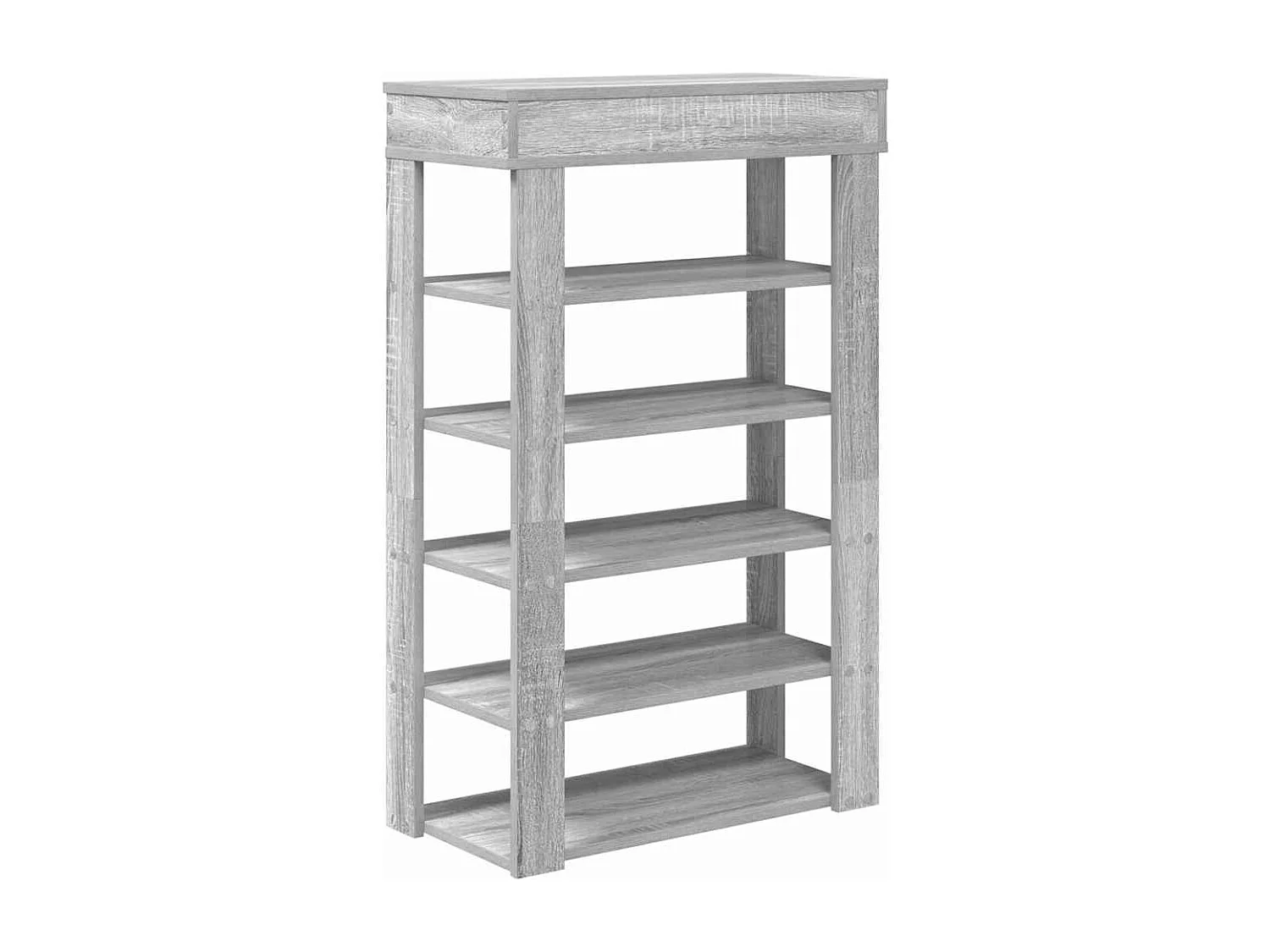 Zapatero sonoma gris 60x30x98 cm madera de ingeniería