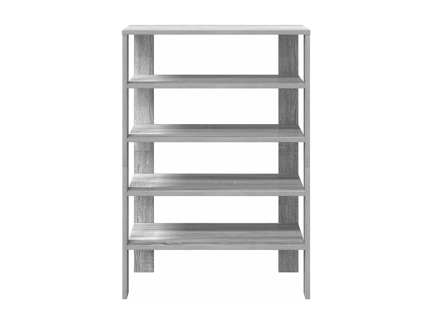 étagère à chaussures sonoma gris 60x30x98 cm bois d'ingénierie