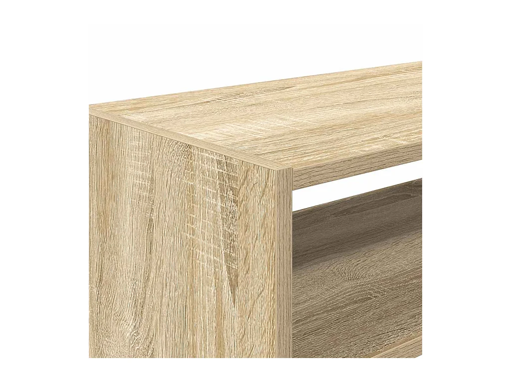 Schoenenrekken 2 stuks stapelbaar sonoma eiken 60x30x30,5cm