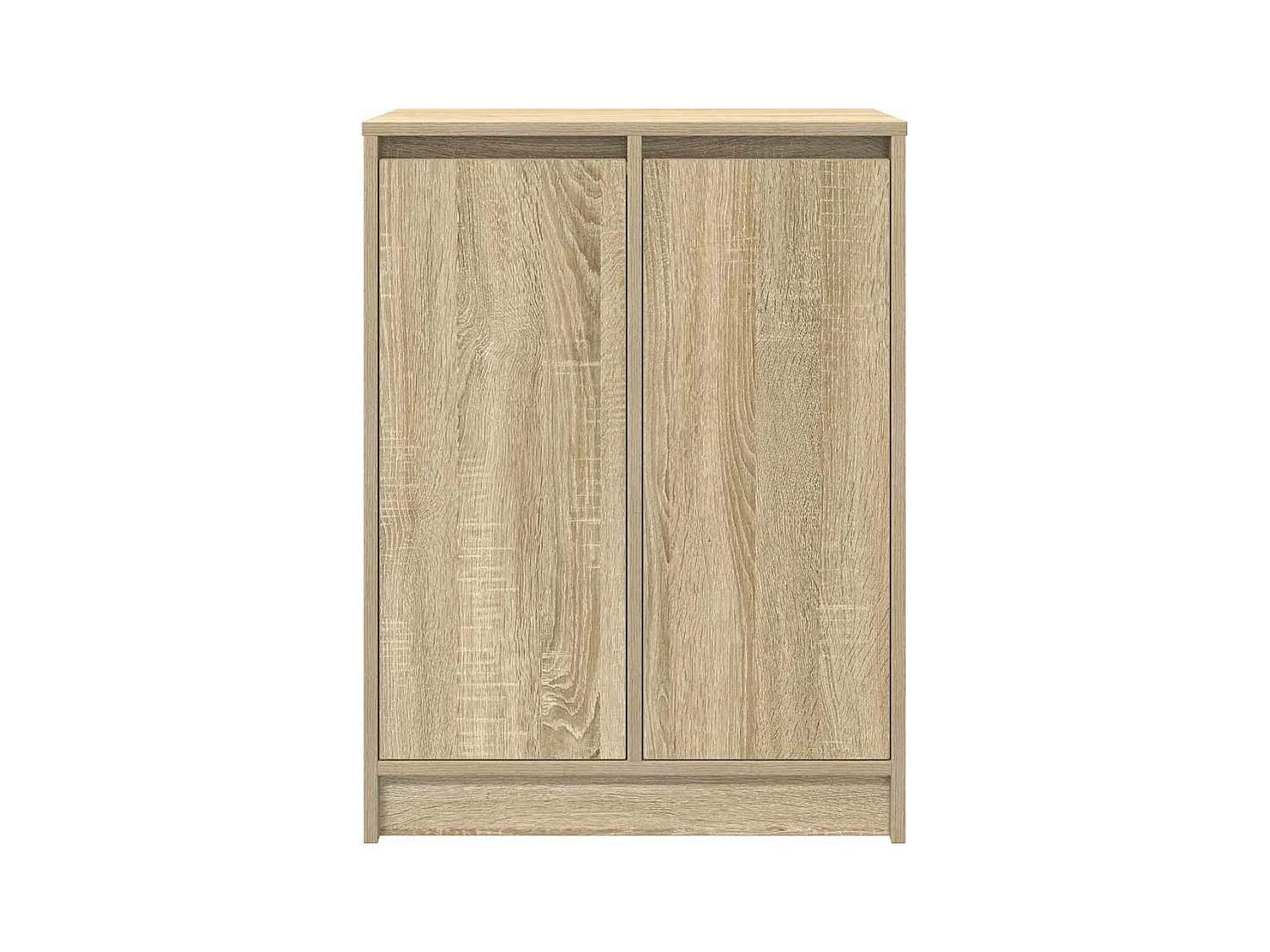 Schoenenkast sonoma eiken 57x34x76 cm bewerkt hout