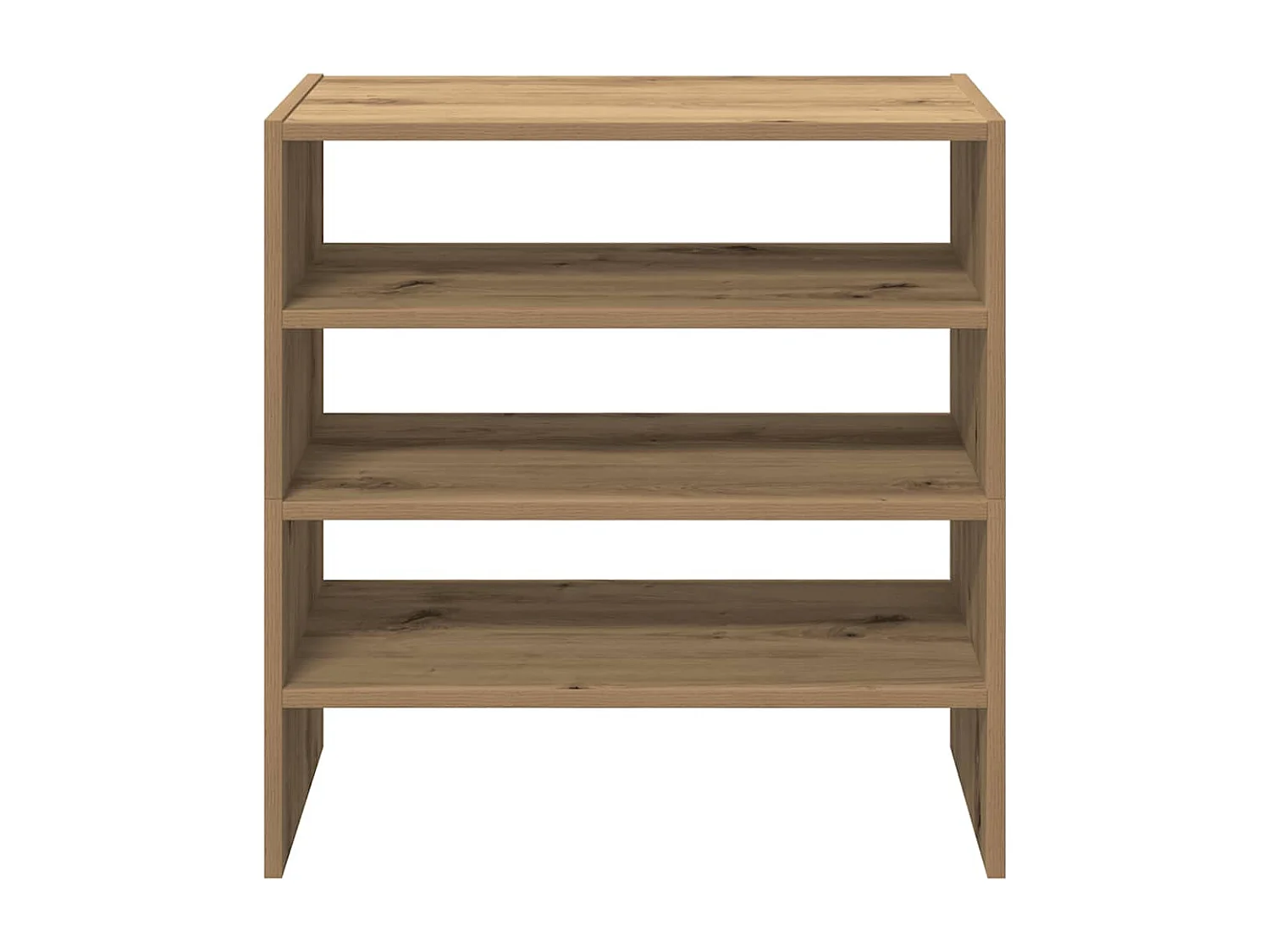 2 pezzi scarpiere impilabili in rovere artigianale