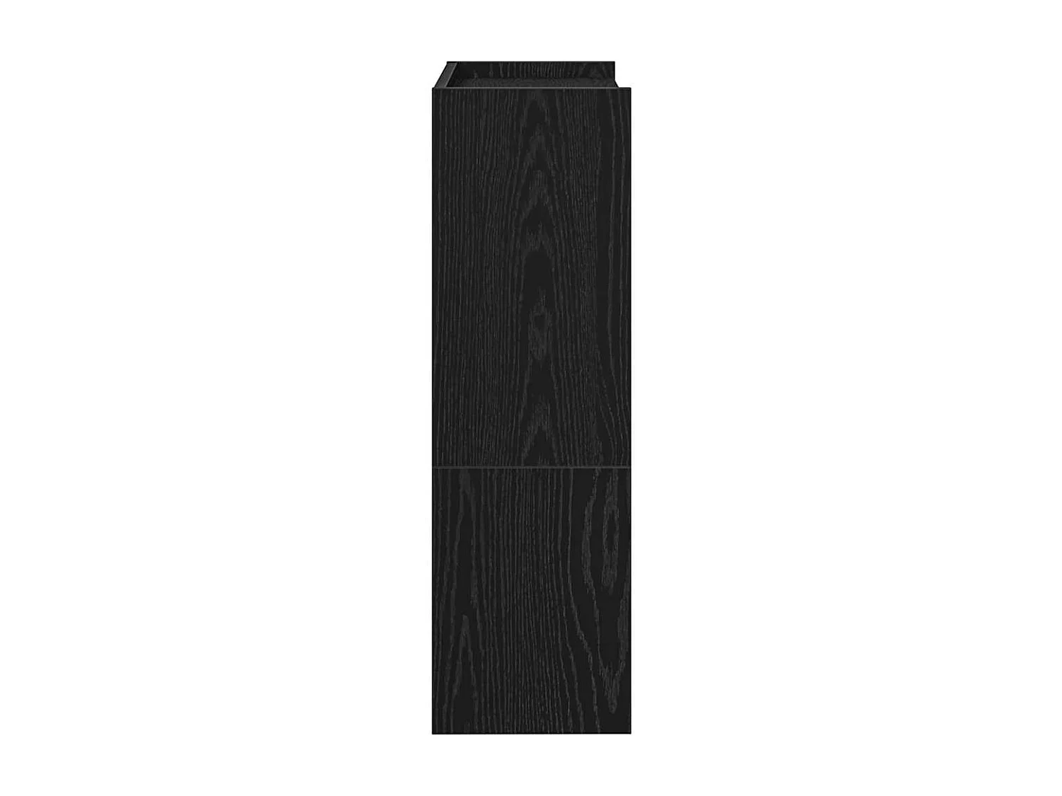 scarpiera nera 60x25x81 cm in legno ingegnerizzato