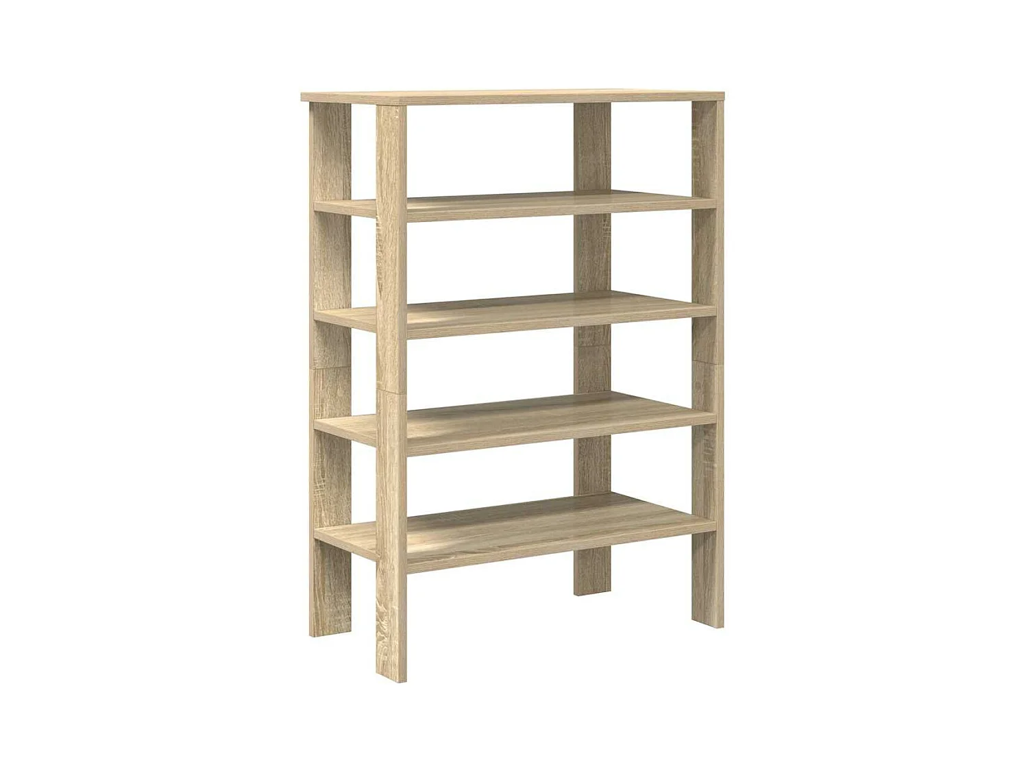 sonoma eiken schoenenrek 61x32x87,5 cm bewerkt hout