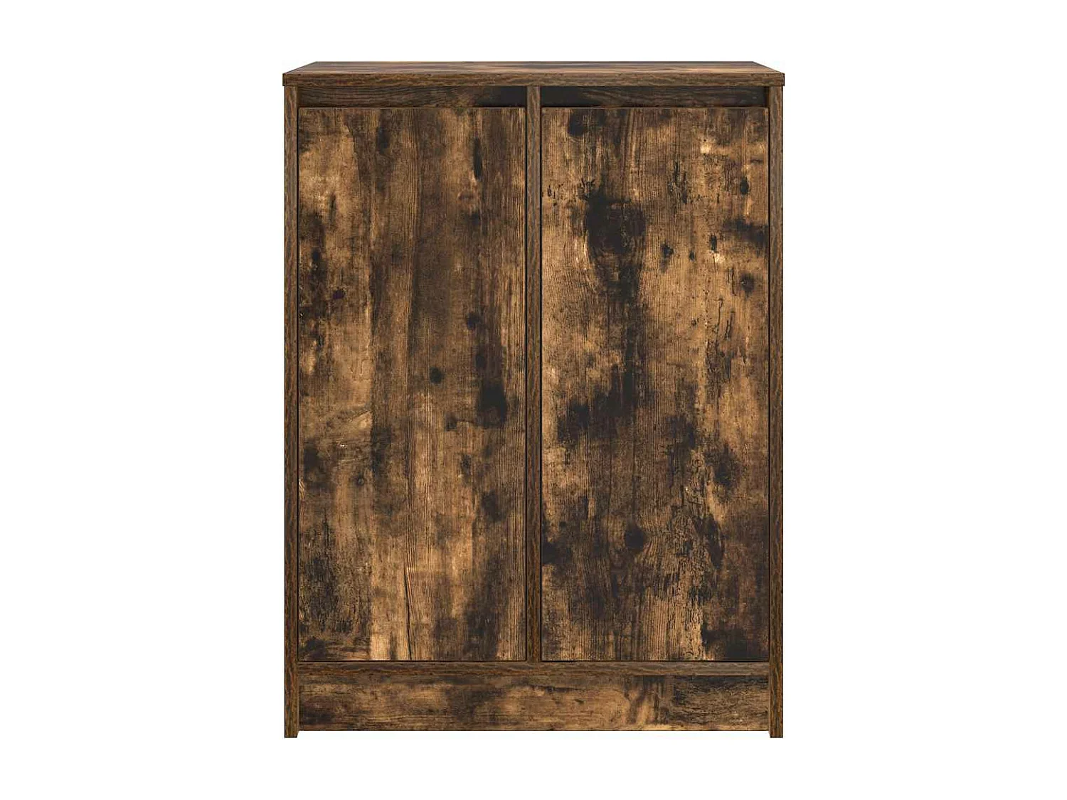 Schoenenkast gerookt eiken 57x34x76 cm bewerkt hout