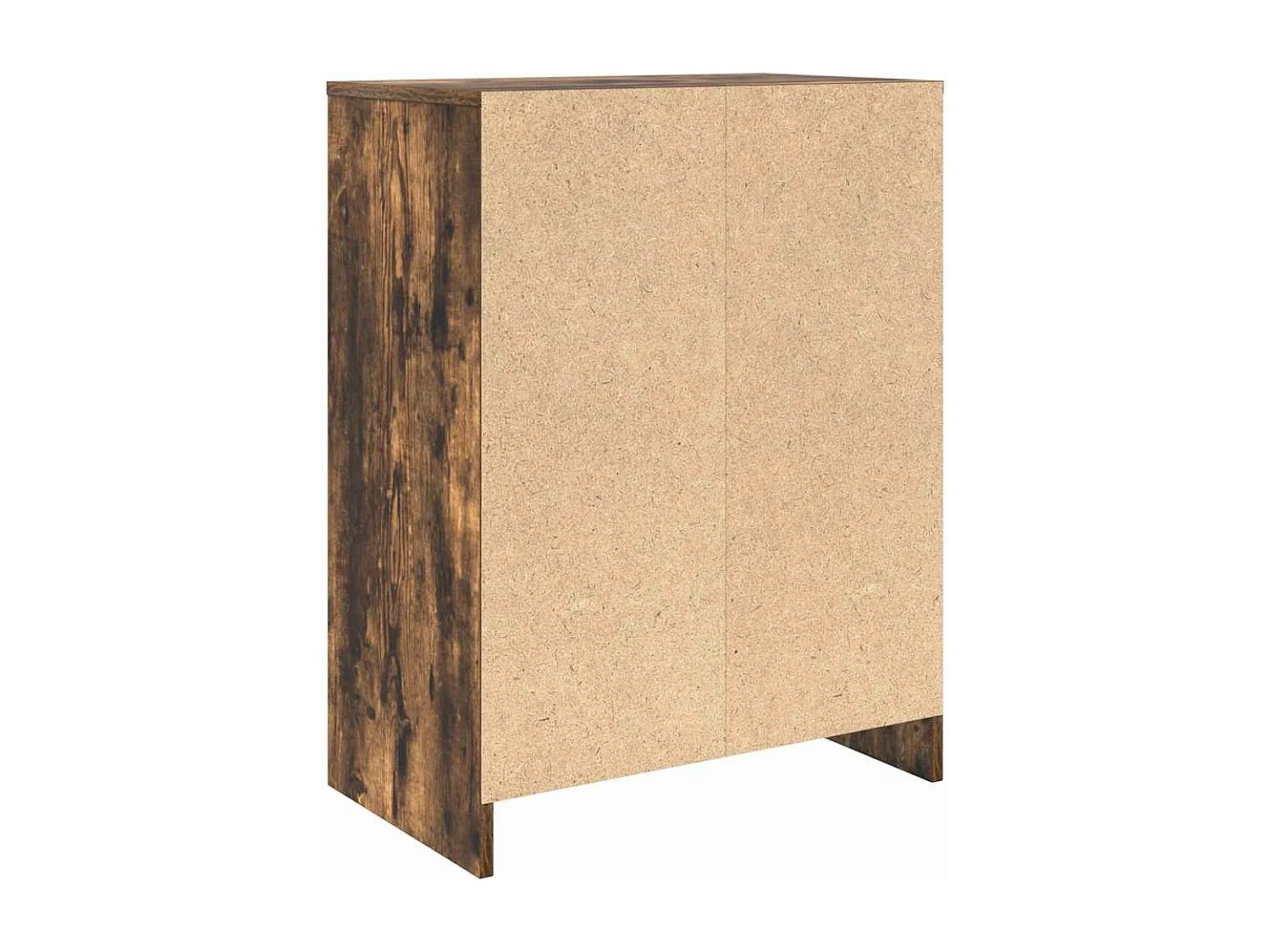 Schoenenkast gerookt eiken 57x34x76 cm bewerkt hout
