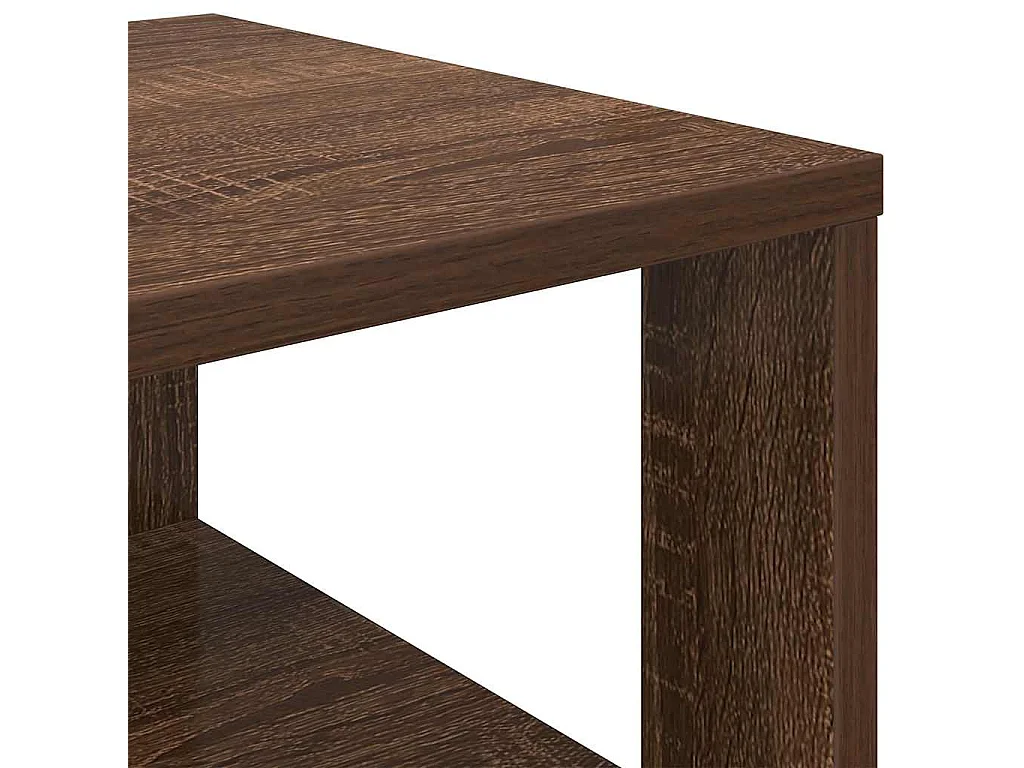 schoenenrek eiken bruin 61x32x105 cm bewerkt hout