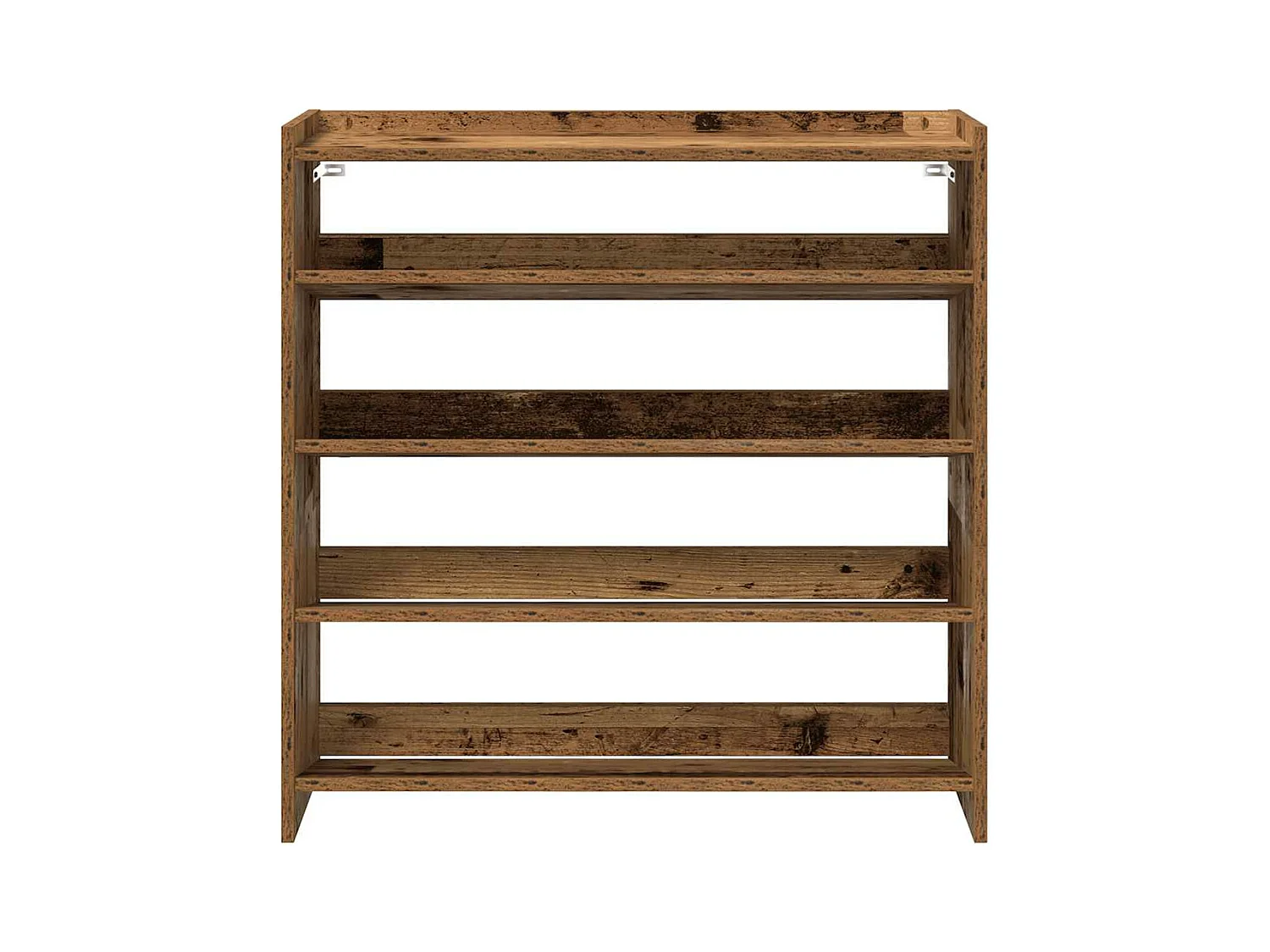 schoenenrek eiken bruin 80x25x81 cm bewerkt hout