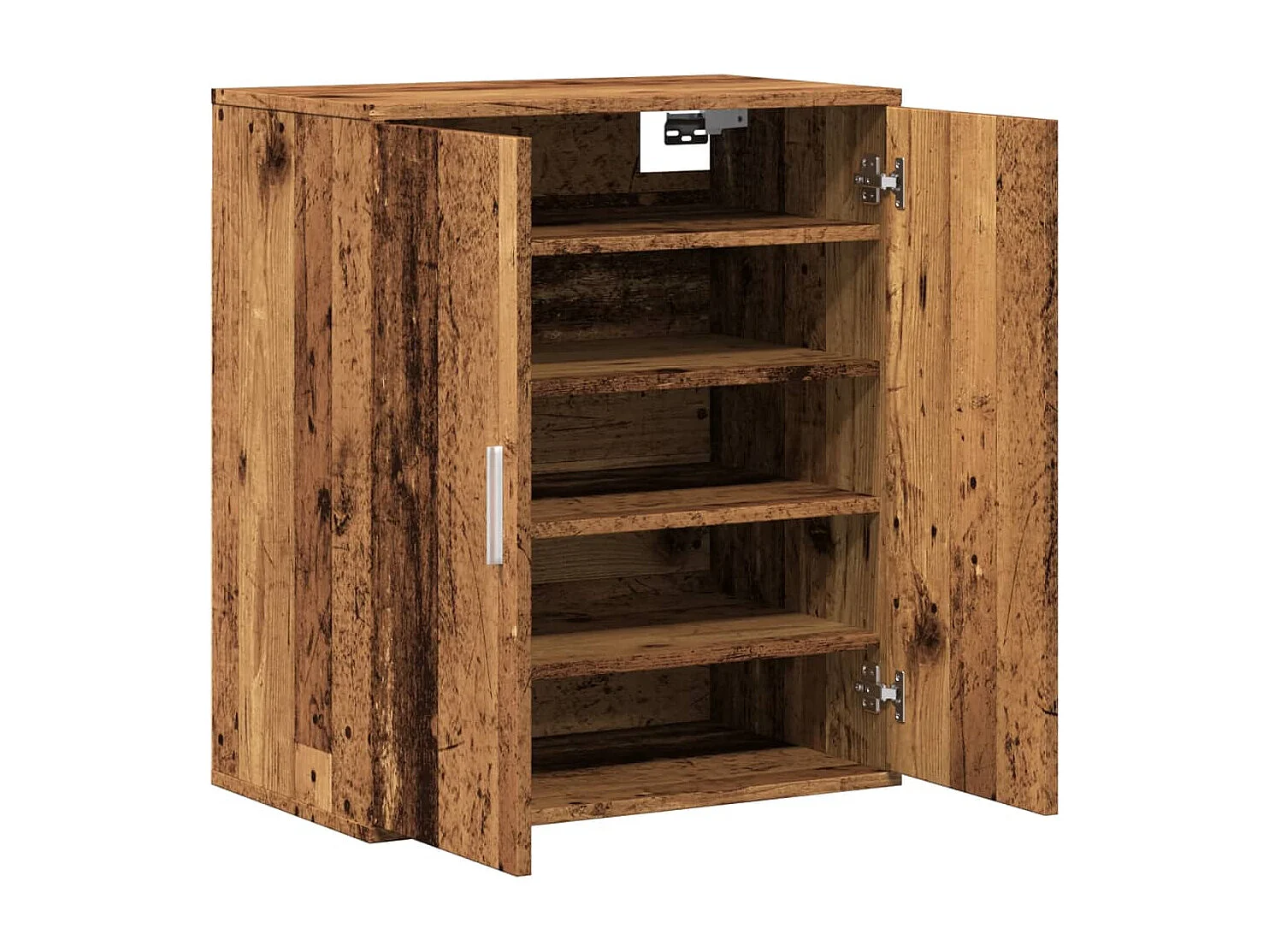 Scarpiera in legno antico 60x35x70 cm in legno ingegnerizzato