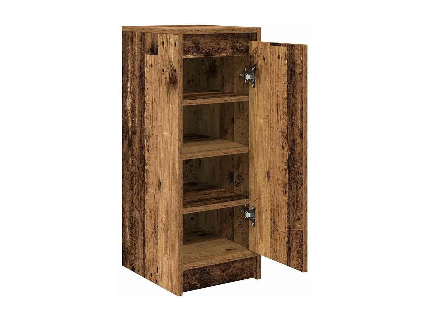 Armoire à chaussures vieux bois 29,5x34x76 cm bois ingénierie