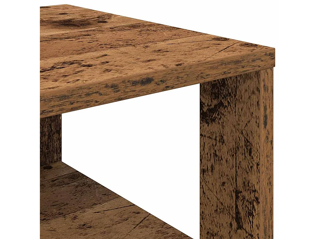 schoenenrek oud hout 61x32x70 cm bewerkt hout