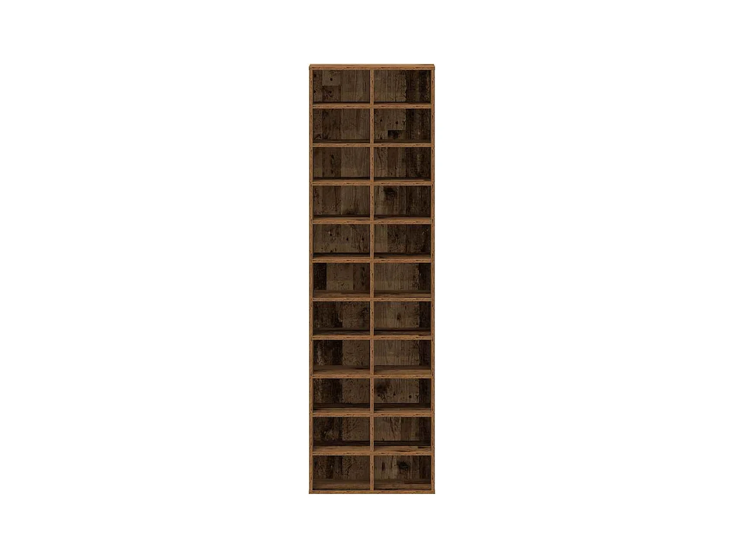 Altholz Schuhschrank 54x34x183 cm Holzwerkstoff