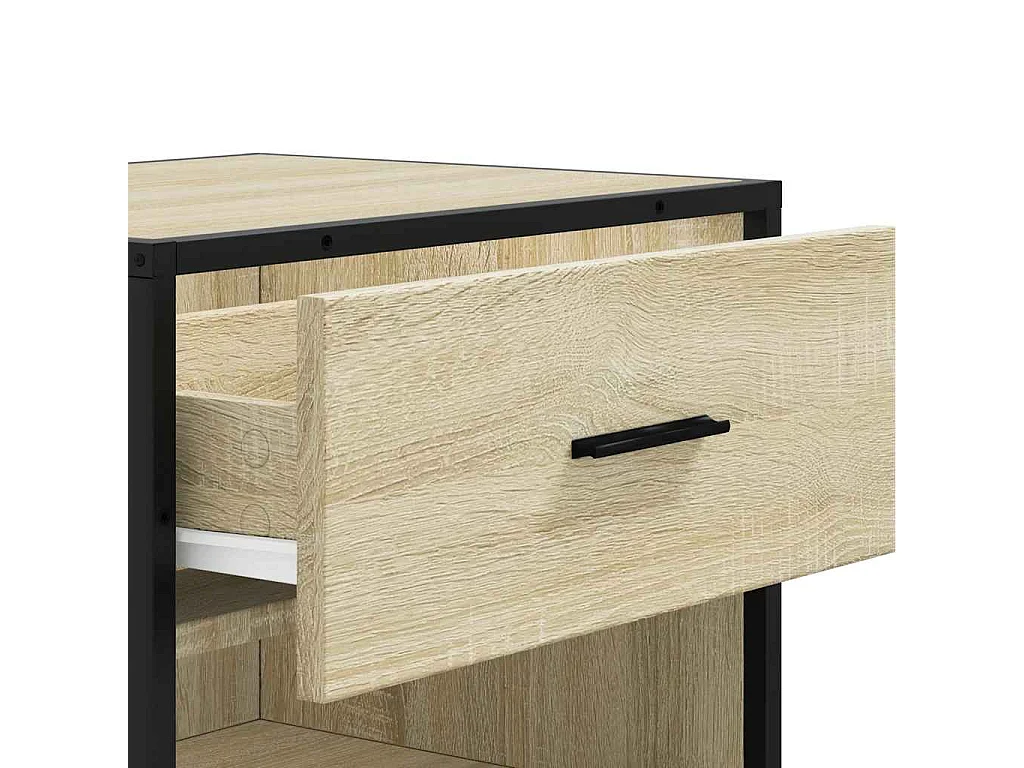 sonoma eiken schoenenrek 48x38x97,5 cm bewerkt hout