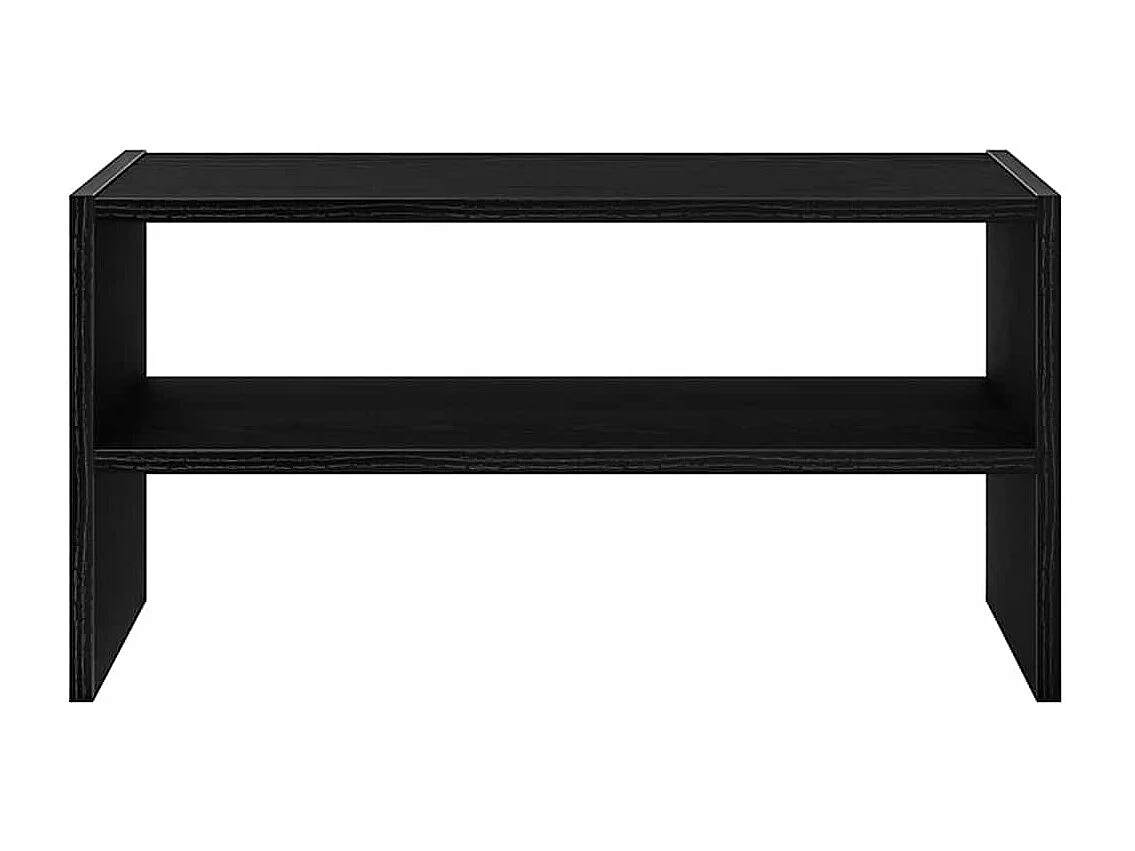 Sapateira empilhável em carvalho preto 60 x 30 x 30,5 cm