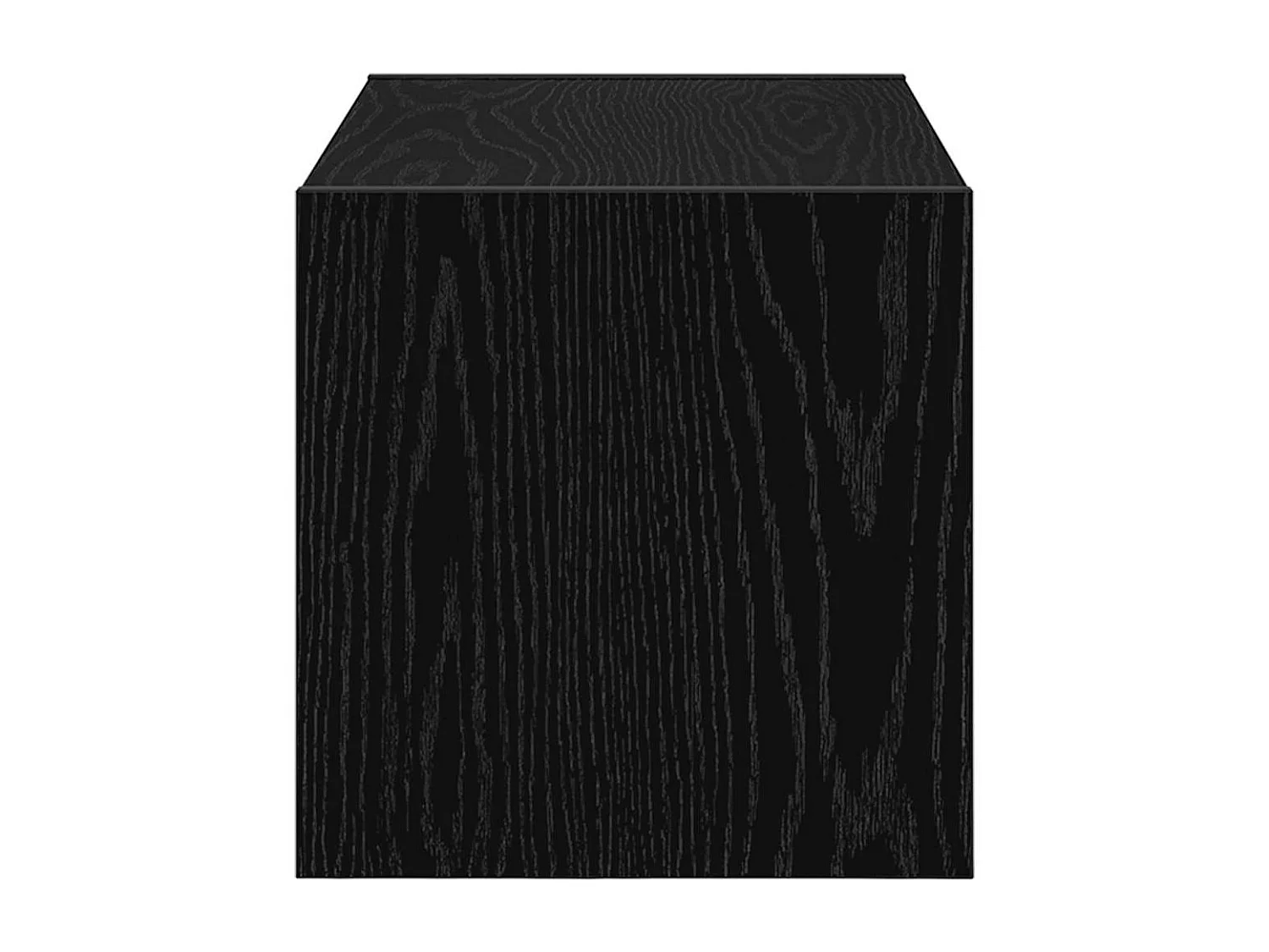 Sapateira empilhável em carvalho preto 60 x 30 x 30,5 cm