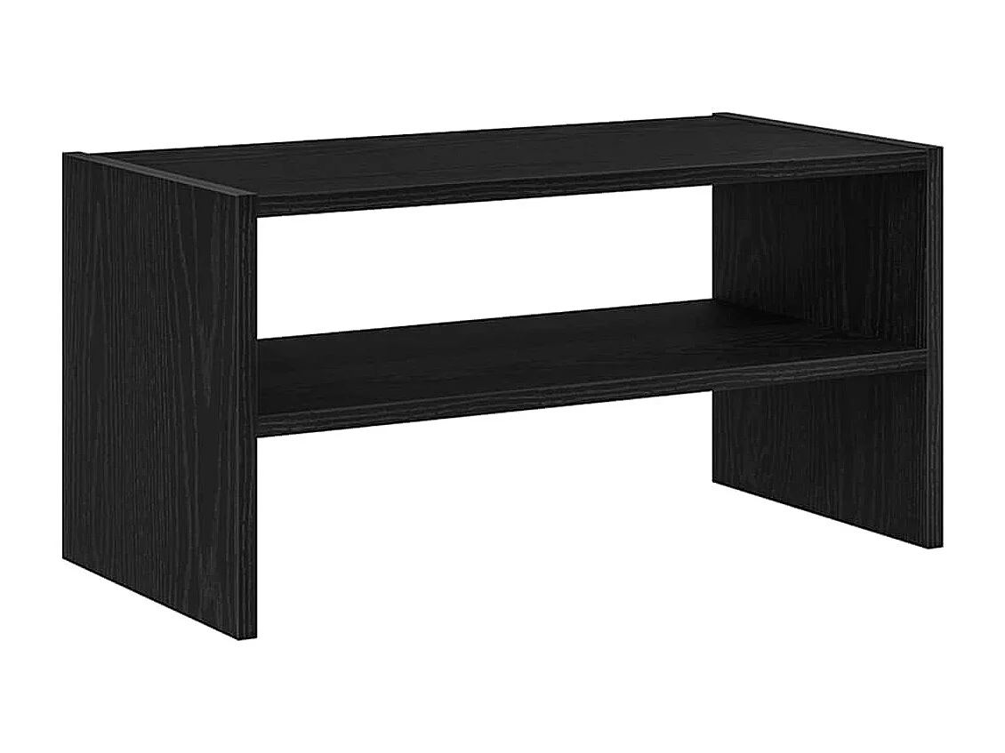 Sapateira empilhável em carvalho preto 60 x 30 x 30,5 cm