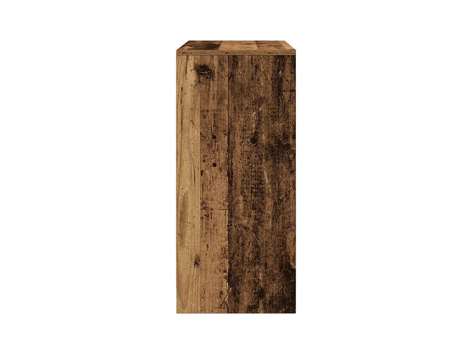 Oude houten schoenenkast 57x34x76 cm bewerkt hout