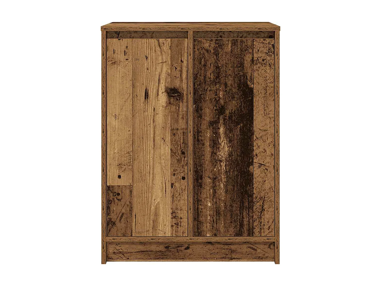 Armoire à chaussures vieux bois 57x34x76 cm bois d'ingénierie
