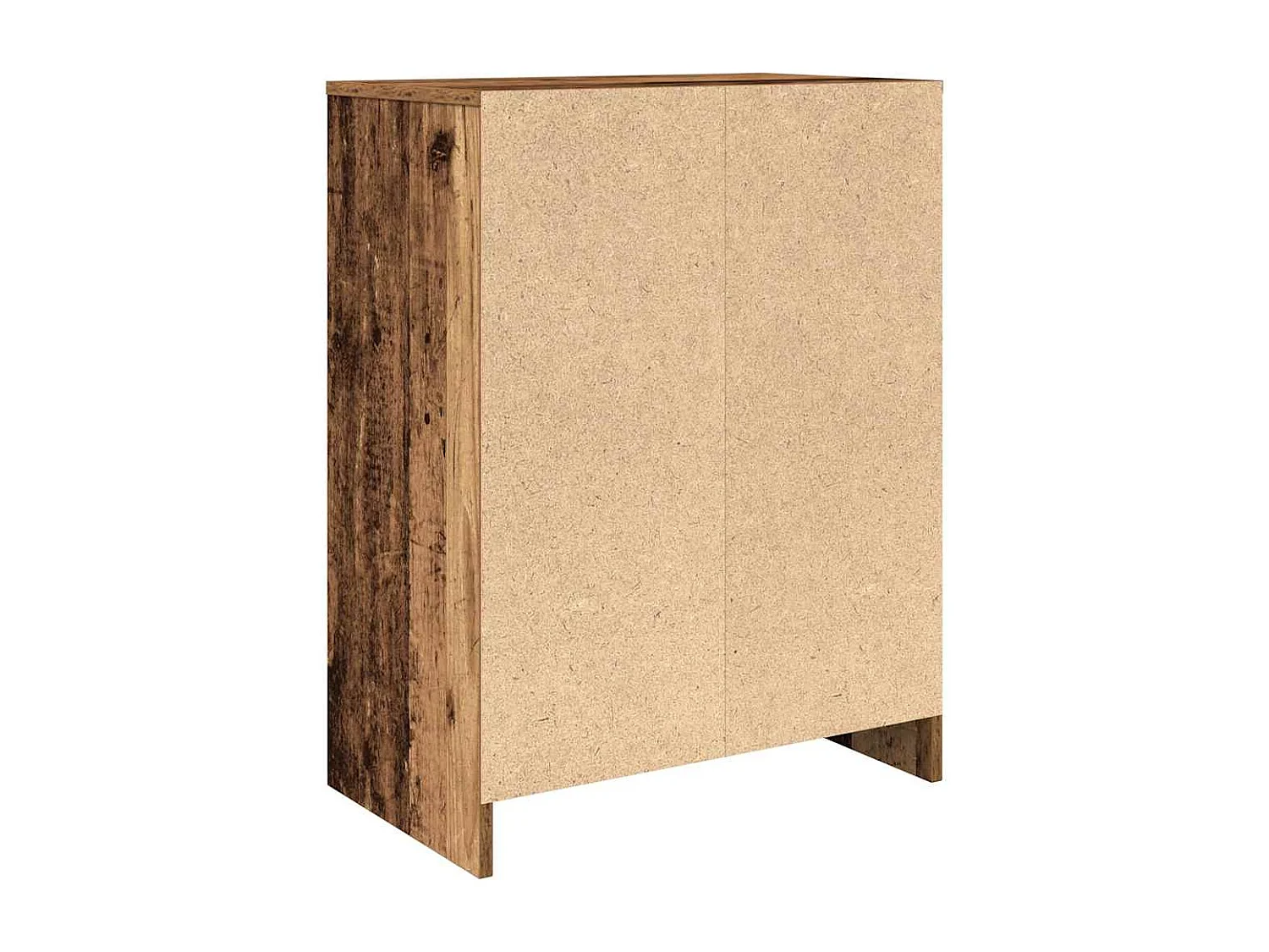 Armoire à chaussures vieux bois 57x34x76 cm bois d'ingénierie